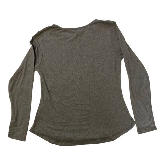 Align Collective, L, Gray, Long Sleeve Soft Printed T-Shirt. - Picture 2 of 4